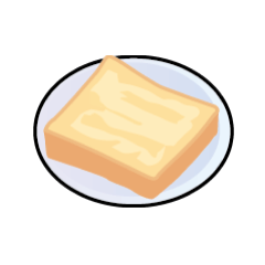 バタートースト1枚